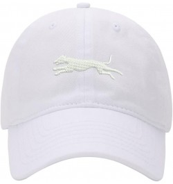 Baseball Cap Men Whippet Dog Embroidered Washed Cotton Dog Hat Baseball Caps White $14.47 Baseball Caps