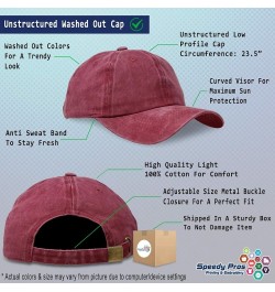 Custom Soft Washed Baseball Cap 1 Lucky Uncle Blessed Family Uncle Cotton Red Personalized Text Here $17.35 Baseball Caps