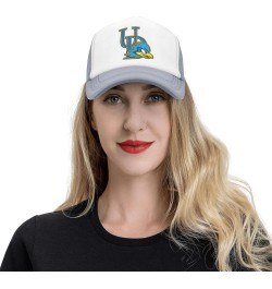 University of Delaware Logo Trucker Hats for Both Men and Women - Mesh Baseball Snapback Hats Gray $13.05 Baseball Caps