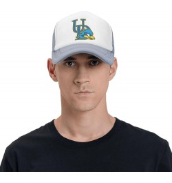 University of Delaware Logo Trucker Hats for Both Men and Women - Mesh Baseball Snapback Hats Gray $13.05 Baseball Caps