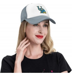 University of Delaware Logo Trucker Hats for Both Men and Women - Mesh Baseball Snapback Hats Gray $13.05 Baseball Caps