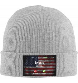 Jesus is Calling Christian Cozy Knitted Hat for Winter - Warm Comfort Black Gray $12.21 Skullies & Beanies