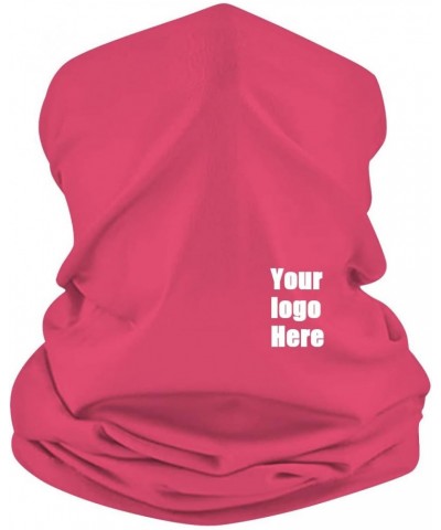 Neck Gaiter Neck Cover Scarves Face Scarf Mask Breathable Face Cover for Windproof UV Dust Protection Pink Flambe $8.11 Balac...