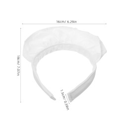 Maid Cosplay Hair Hoop Gothic Headband Ruffles Lace Headdress Crown White Lolita Headband Halloween Carnival Party Hair Acces...