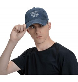 I'm A Mechanical Engineer Hat Washed Cotton Denim Baseball Cap Classic Low Profile Dad Hat Black Navy Blue $10.01 Baseball Caps