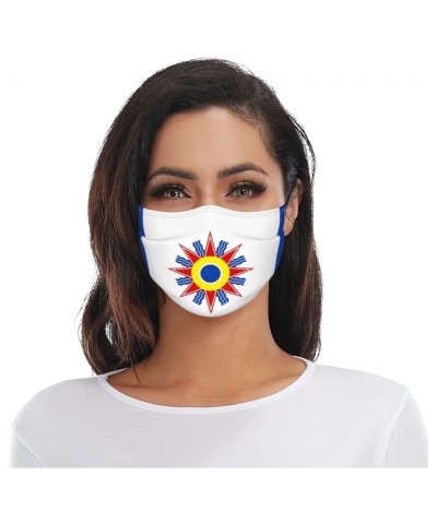 Chaldean People Flag Mask Protect Respiratory System Breathe with Peace of Mind Black $12.34 Balaclavas