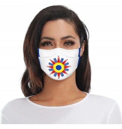 Chaldean People Flag Mask Protect Respiratory System Breathe with Peace of Mind Black $12.34 Balaclavas