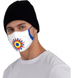 Chaldean People Flag Mask Protect Respiratory System Breathe with Peace of Mind Black $12.34 Balaclavas