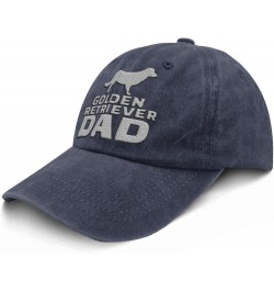 Cowboy Embroidery Ball hat for Friends Golden Retriever dad Unisex Fashion Cotton Embroidered Hats Navy $14.29 Cowboy Hats