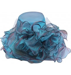 Women's Church Fascinator Bridal Tea Party Wedding Hat Mens Running Hats I-blue $8.81 Sun Hats