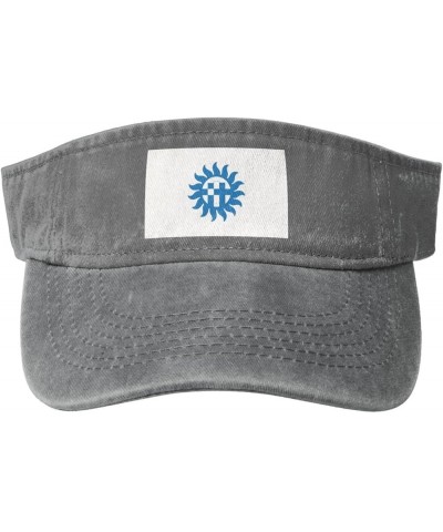 Flag of Las Cruces, New Mexico Sun Hat Sun Visor Hats for Women Men Baseball Cap Golf Hats Gray $12.31 Visors