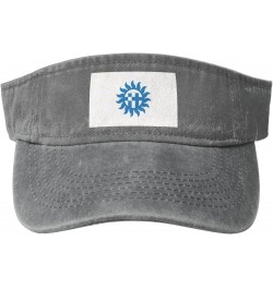 Flag of Las Cruces, New Mexico Sun Hat Sun Visor Hats for Women Men Baseball Cap Golf Hats Gray $12.31 Visors