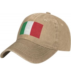 Black Italy Flag Prints Adult Classic Denim hat : Comfortable, Light Unisex Suitable for Outdoor Sports Activity Natural $13....