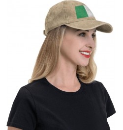 Black Italy Flag Prints Adult Classic Denim hat : Comfortable, Light Unisex Suitable for Outdoor Sports Activity Natural $13....