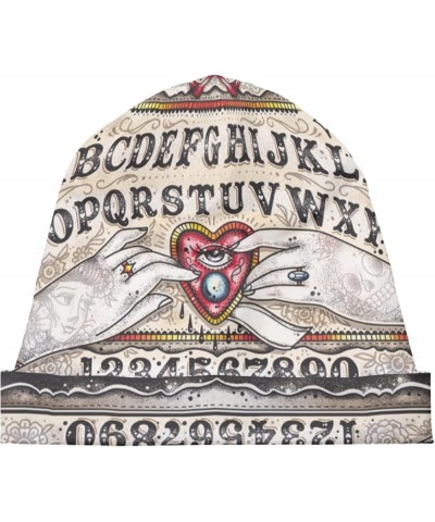 Beanie Hat Rainbow Ouija Board All Seeing Eye Wireless Knit Skull Cap Knit Cap Headwear White 6 $13.92 Skullies & Beanies