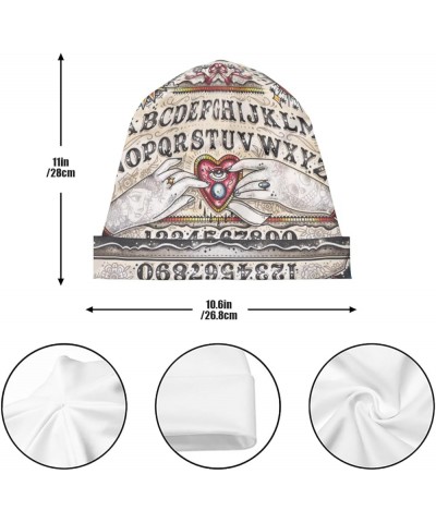 Beanie Hat Rainbow Ouija Board All Seeing Eye Wireless Knit Skull Cap Knit Cap Headwear White 6 $13.92 Skullies & Beanies