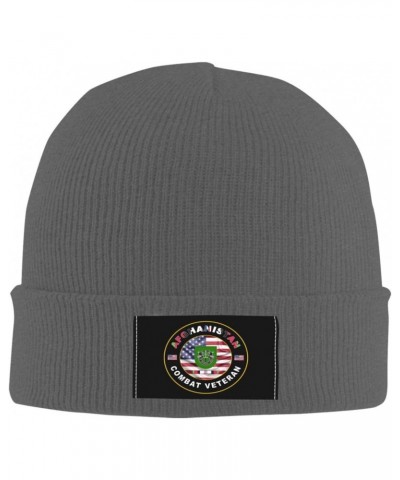 US Army 10th Special Forces Group Afghanistan Combat Veteran Unisex Four Seasons Knitted Hat Winter Warm Hats Hats for Men Wo...