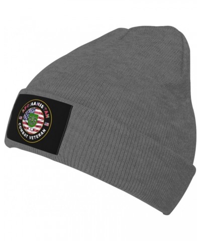 US Army 10th Special Forces Group Afghanistan Combat Veteran Unisex Four Seasons Knitted Hat Winter Warm Hats Hats for Men Wo...