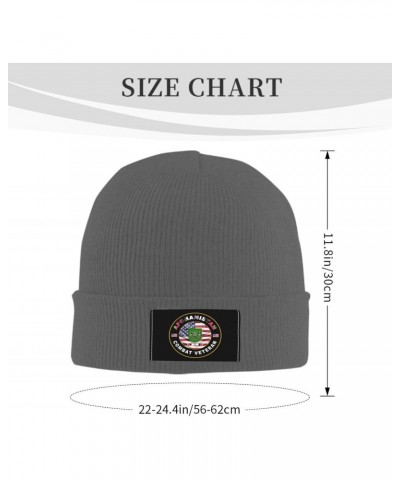 US Army 10th Special Forces Group Afghanistan Combat Veteran Unisex Four Seasons Knitted Hat Winter Warm Hats Hats for Men Wo...