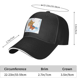 Design Name Picture Casual Fashion Baseball Cap Black : Comfortable, Light Black $13.84 Baseball Caps