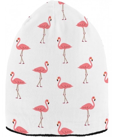 Cute Flamingos Beanie Hat for Women Men Winter Soft Knit Hat Cuffed Mens Slouchy Beanies Skull Cap Warm Womens Ski Hats $11.6...