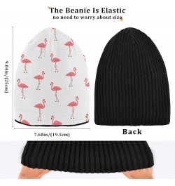 Cute Flamingos Beanie Hat for Women Men Winter Soft Knit Hat Cuffed Mens Slouchy Beanies Skull Cap Warm Womens Ski Hats $11.6...