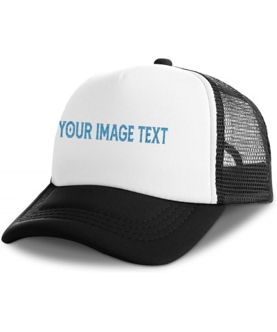 Desgin Grid Cap Design Your Own Text Adjustable Snapback Grid Cap GreenYellow Black $9.97 Baseball Caps