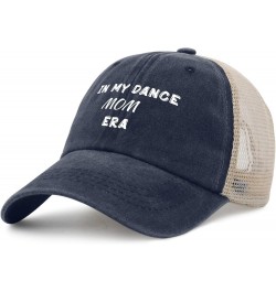 in My Dance Mom Era Hat Mens Funny Hats Mens AllBlack Cycling Cap Vintage Unique Gifts for Engineers Purplish Blue $10.32 Sku...