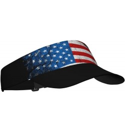 Cute Flag Hat Women Men Adjustable Flag Visor Hat Summer Fashion Sport Sun Cap Beach Flag Hat Usa Flag $12.36 Visors