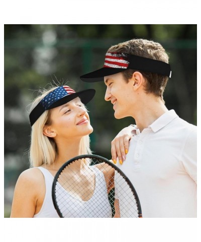 Cute Flag Hat Women Men Adjustable Flag Visor Hat Summer Fashion Sport Sun Cap Beach Flag Hat Usa Flag $12.36 Visors