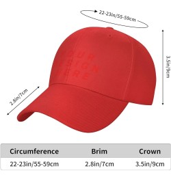 Custom Hats for Men Add Your Logo Text or Photo Hats Red $8.33 Baseball Caps