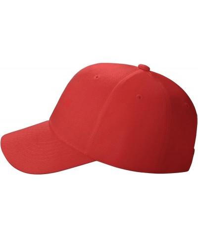 Custom Hats for Men Add Your Logo Text or Photo Hats Red $8.33 Baseball Caps