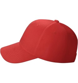 Custom Hats for Men Add Your Logo Text or Photo Hats Red $8.33 Baseball Caps