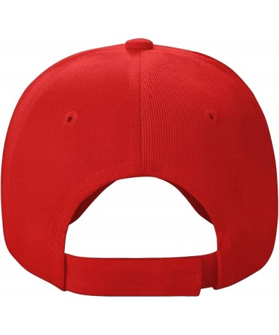 Custom Hats for Men Add Your Logo Text or Photo Hats Red $8.33 Baseball Caps