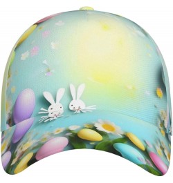 Yellow Flowers Butterflies Unisex Print Baseball Cap,Fashionable and Practical Outdoor Gear,for All Seasons Spring Happy East...