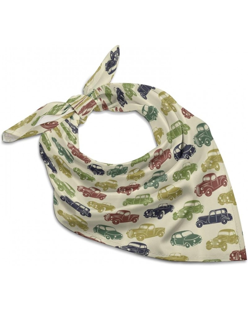 Vintage Car Designs from Fifties Unisex Bandanas Print Hair Kerchief Hair Scarves Headscarf Scarf Headband Handkerchiefs $11....