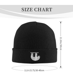 Winter Knit Hat Cap for Men Women, Sloth Clears Unisex Beanie Hat Cuffed Skull Cap Warm Ski Hats Black Black $7.53 Skullies &...