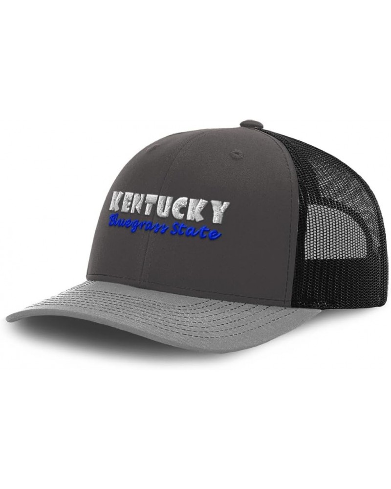 Trucker Hat Baseball Cap Kentucky Bluegrass State Cotton Dad Hats for Men & Women Gray Scale $13.34 Baseball Caps