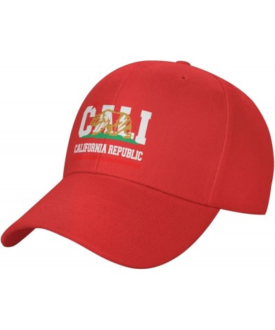 California Republic New Golden Baseball Cap Women Sun Hat Cowboy hat Men Hat Dad Hat Trucker hat Black Red $11.64 Baseball Caps