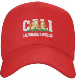 California Republic New Golden Baseball Cap Women Sun Hat Cowboy hat Men Hat Dad Hat Trucker hat Black Red $11.64 Baseball Caps