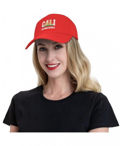 California Republic New Golden Baseball Cap Women Sun Hat Cowboy hat Men Hat Dad Hat Trucker hat Black Red $11.64 Baseball Caps