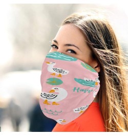 Neck Gaiter Face Scarf Mask-Dust, Women Balaclava Bandana Cute Charming Puppy Sitting Soft Rug Dog Multi9 $10.98 Balaclavas