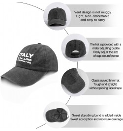 Italy is Calling and I Must Go Hat Baseball Hats Pigment Black Mens Hat Gifts for Women Hiking Hat $11.26 Baseball Caps