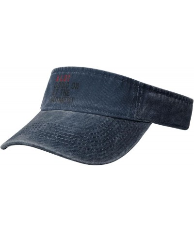 A LOT Going ON at The Moment Sport Sun Visor Hats Cotton Ball Caps Empty Top Baseball Sun Cap for Men Women,Black Navy Blue $...