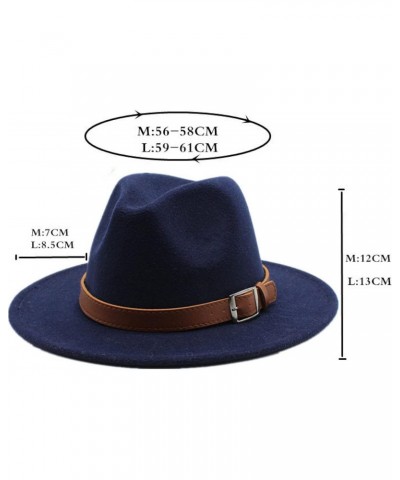 Fedora Hat Hip Hop Jazz Hat Belt Accessories Autumn and Winter Hat Unisex Fedora Hat for Women Classic Panama Hat Purple $16....