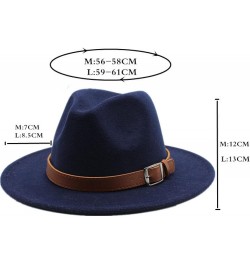 Fedora Hat Hip Hop Jazz Hat Belt Accessories Autumn and Winter Hat Unisex Fedora Hat for Women Classic Panama Hat Purple $16....