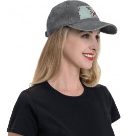 Cute Black Cow Baseball Cap Adjustable Twill Bulk with Ponytail Hole Washed Dad Hat for Men Women Deep Heather $14.66 Basebal...