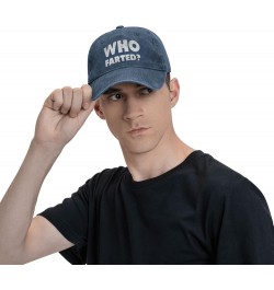 Who Farted Cowboy Hat Outdoor Leisure Adjustable Cowboy Hat Unisex Black Navy Blue $15.54 Baseball Caps