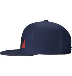 Mass E-Ffect N7 Hats for Men Flat Bill Fitted Caps Hiphop Rap Adjustable Baseball Trucker Dad Hat Navy Blue $12.75 Baseball Caps