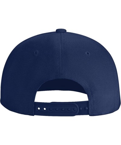 Mass E-Ffect N7 Hats for Men Flat Bill Fitted Caps Hiphop Rap Adjustable Baseball Trucker Dad Hat Navy Blue $12.75 Baseball Caps